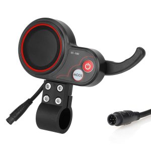 Black 36-48V six-pin display switch for KUGOO M4 scooter