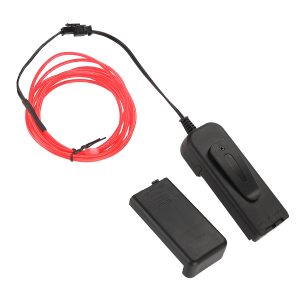 red 2M decorative lights for scooter bike and ebike