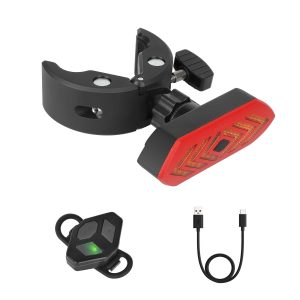 Ulip rechargeable turn signal fender tail light with rechargeable remote control