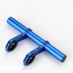 Blue aluminum double pole extension tube (double bracket)