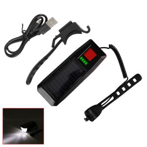 Red Solar+USB Double Modes Charging Efficient Battery Life