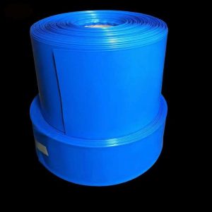 5kg battery blue PVC heat shrink film (150mm)